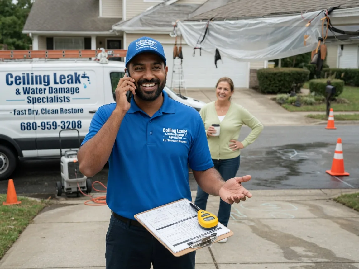 Ceiling Leak Cleanup North Garden, VA FAQs